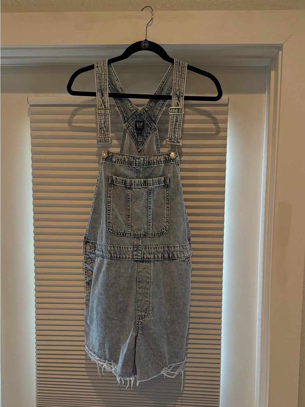 GAP Denim Overall Dress in Light Blue Wash